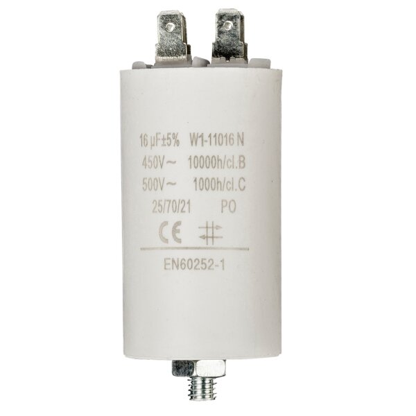 Kondensator 16 µF ±5% / 450V W1 AMP Ø 40x96 mm