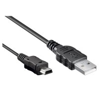Ladekabel Datenkabel Kabel USB 2.0 auf mini USB 5 Pin 1,8m