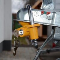 Anhängerschloss Diebstahlsicherung für Kfz Anhänger Wohnwagen Bauwagen