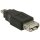 USB Adapter USB 2.0 Buchse Kupplung Typ A - mini USB Stecker