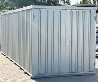 5m Materialcontainer- mit Doppelflügeltür und...