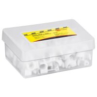 Kabelschellen SET Nagelschellen Kabelklemmen 100St weiss...