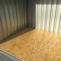 20 Fuss Schnellbaucontainer - mit Einflügeltür, Kranösen und Staplerführung - 6100 x 2100 x 2100 mm