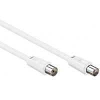 10m TV Antennenkabel Koaxial Stecker - Koaxial Kupplung...