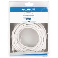10m TV Antennenkabel Koaxial Stecker - Koaxial Kupplung...