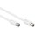 10m TV Antennenkabel Koaxial Stecker - Koaxial Kupplung für Fernseher Anschluss