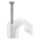 Kabelschellen SET Nagelschellen Kabelklemmen 100St weiss bis 16mm Kabel