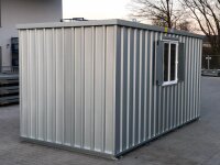 Materialcontainer Fenster 850 x 750 inkl. Montage (Sonderanfertigung)