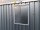 Materialcontainer Fenster 850 x 750 inkl. Montage (Sonderanfertigung)