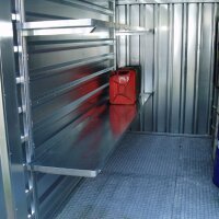 Container Regale 3 Meter Stecksystem SET 3x Regalböden für Lagercontainer