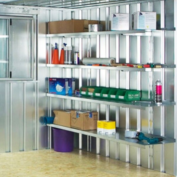Container Regale 2 Meter Stecksystem SET 3x Regalböden für Lagercontainer
