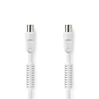 2m TV Antennenkabel 100dB Koaxial Stecker - Koaxial...