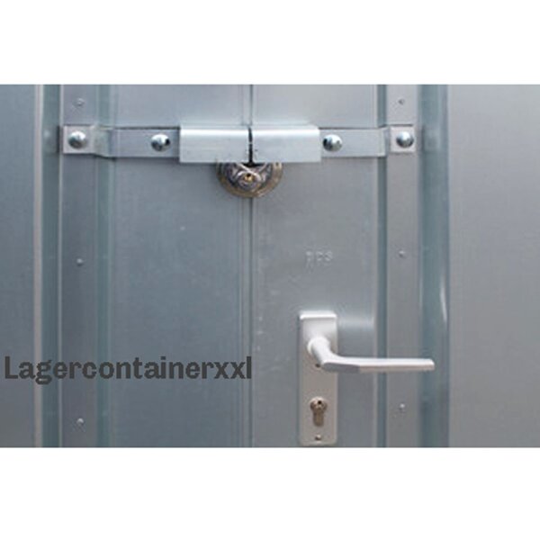 Einbruchsicherung - Einflügeltür für Materialcontainer