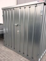 Einbruchsicherung - Einflügeltür für Materialcontainer