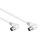 10m TV Antennenkabel Koaxial Winkel Stecker - Koaxial Winkel Kupplung