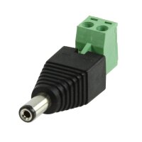 DC Stecker Adapter mit Steck Lüsterklemme für...