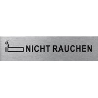 Türschild Hinweisschild NICHT RAUCHEN Schild Alu...