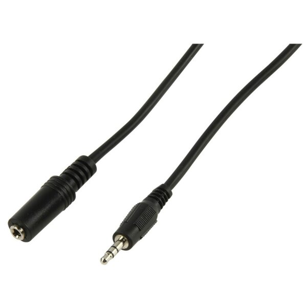 Premium Audio Kabel 3,5 mm Klinken Stecker auf Kupplung Stereo 3m