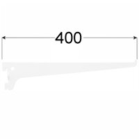Systafex Regalsystem Regalträger 40cm Regalhalter Weiss für Regalschiene