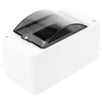 ABS Gehäuse Sicherungskasten mini Verteiler Aufputz 3 Module IP30 Reihe 1