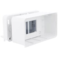 ABS Gehäuse Sicherungskasten mini Verteiler Aufputz 3 Module IP30 Reihe 1
