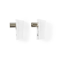 2x TV Antennenadapter Koaxial Winkel Buchse Kupplung IEC...