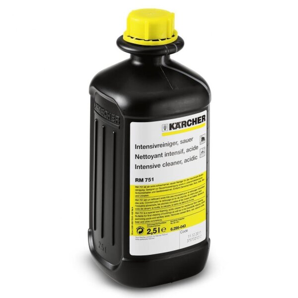 Kärcher Boden Reiniger Grundreiniger sauer RM 751 Reinigungsmittel 2,5 l