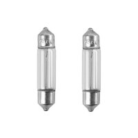 2x Soffitten Lampe KFZ Auto Beleuchtung 3W 12V SV8,5 11x43