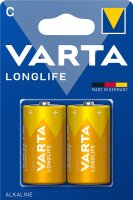 Varta Batterie C Baby 1,5V LR14 4114 Longlife Alkaline 2...