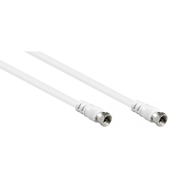 2m TV Sat Antennenkabel F- Stecker für Fernseher Satellitenanschluss