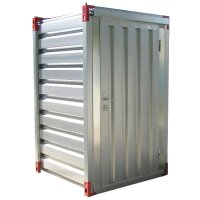 Mini Lagercontainer - mit Einflügeltür 1,00 x...