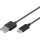 USB Ladekabel Datenkabel Kabel USB-C auf USB 2.0 1m Schwarz