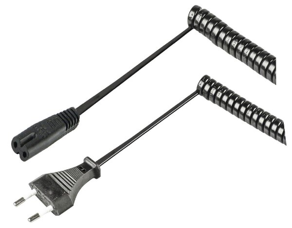 Netzkabel KEMA KEUR VDE Anschlusskabel Kabel 2m für Elektro Rasierer