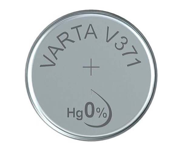 Knopfzelle Silber-Oxid Knopf Batterie V371 1,55V SR69 Varta Uhrenbatterie