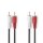2m Audio Kabel Cinchkabel 2x Cinch RCA Stecker auf 2x Cinch RCA Stecker